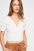 Zephyr Lace-up Top By Fp Beach At Free People